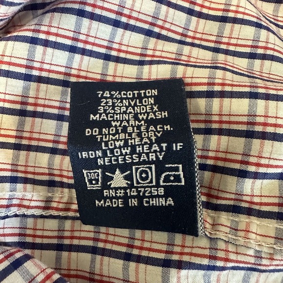 Simply Southern Men's Long Sleeve Plaid Button Down Shirt Size Large Turtle Logo - Picture 8 of 8